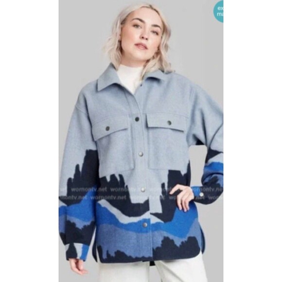 The Wild Fable Shacket Snap Jacket Overshirt - Picture 9 of 11